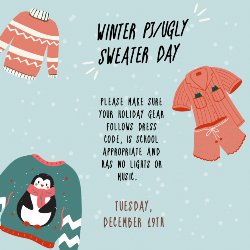 Winter PJ & Ugly Sweater Day